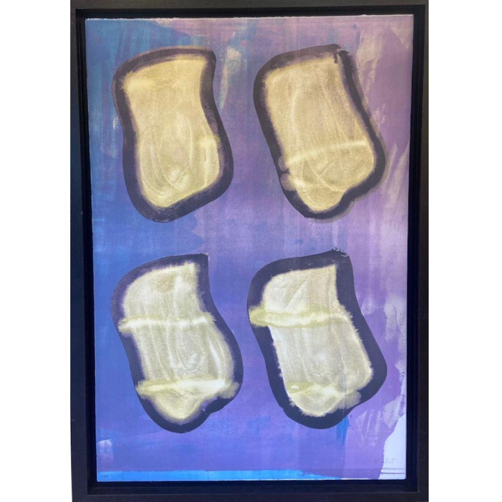 Sans titre - Abstract Print by Claude Viallat