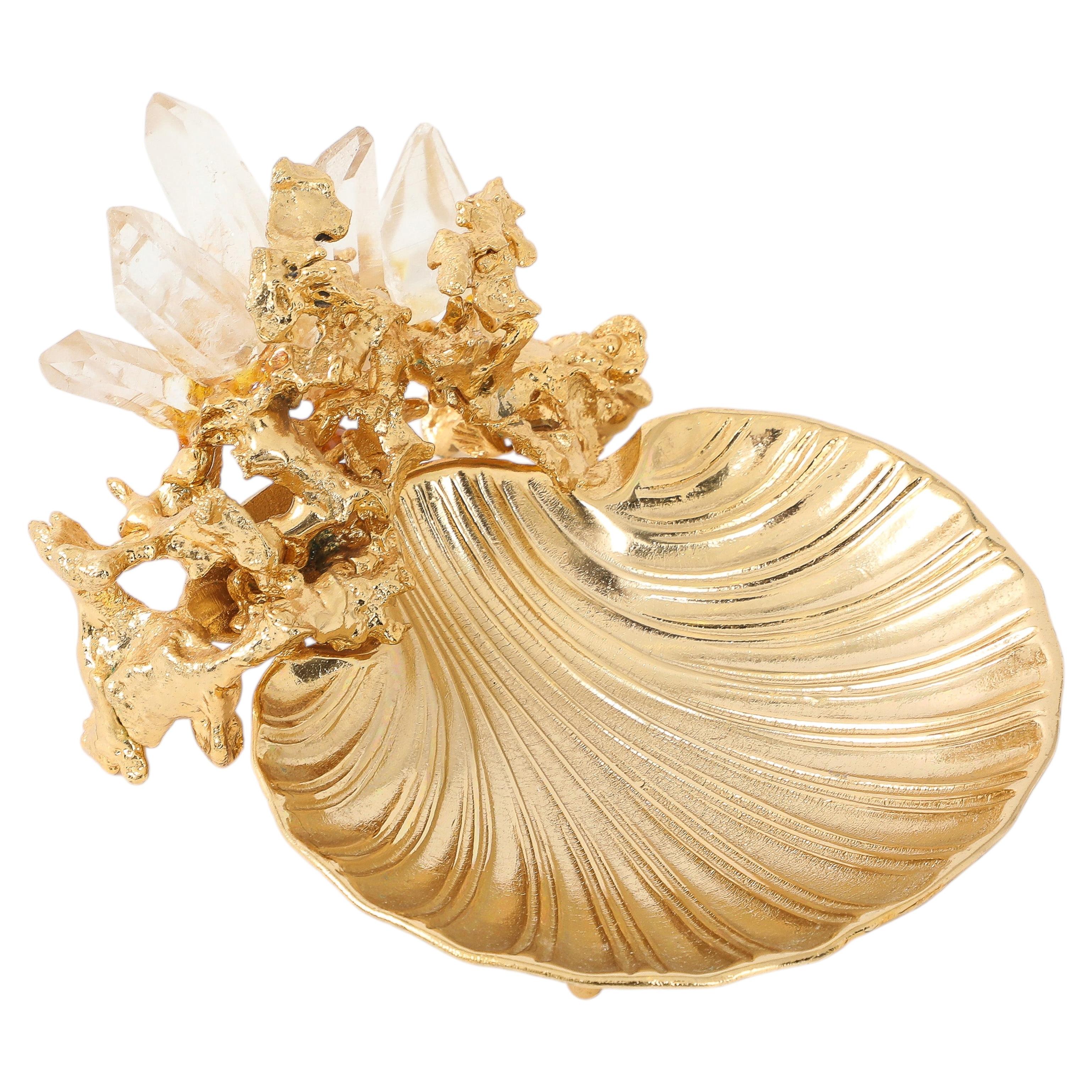 Claude Victor Boeltz 22kt Gold Shell, Quartz Vide Poche