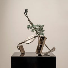 Sculpture abstraite Claude Viseux, 1975, acier