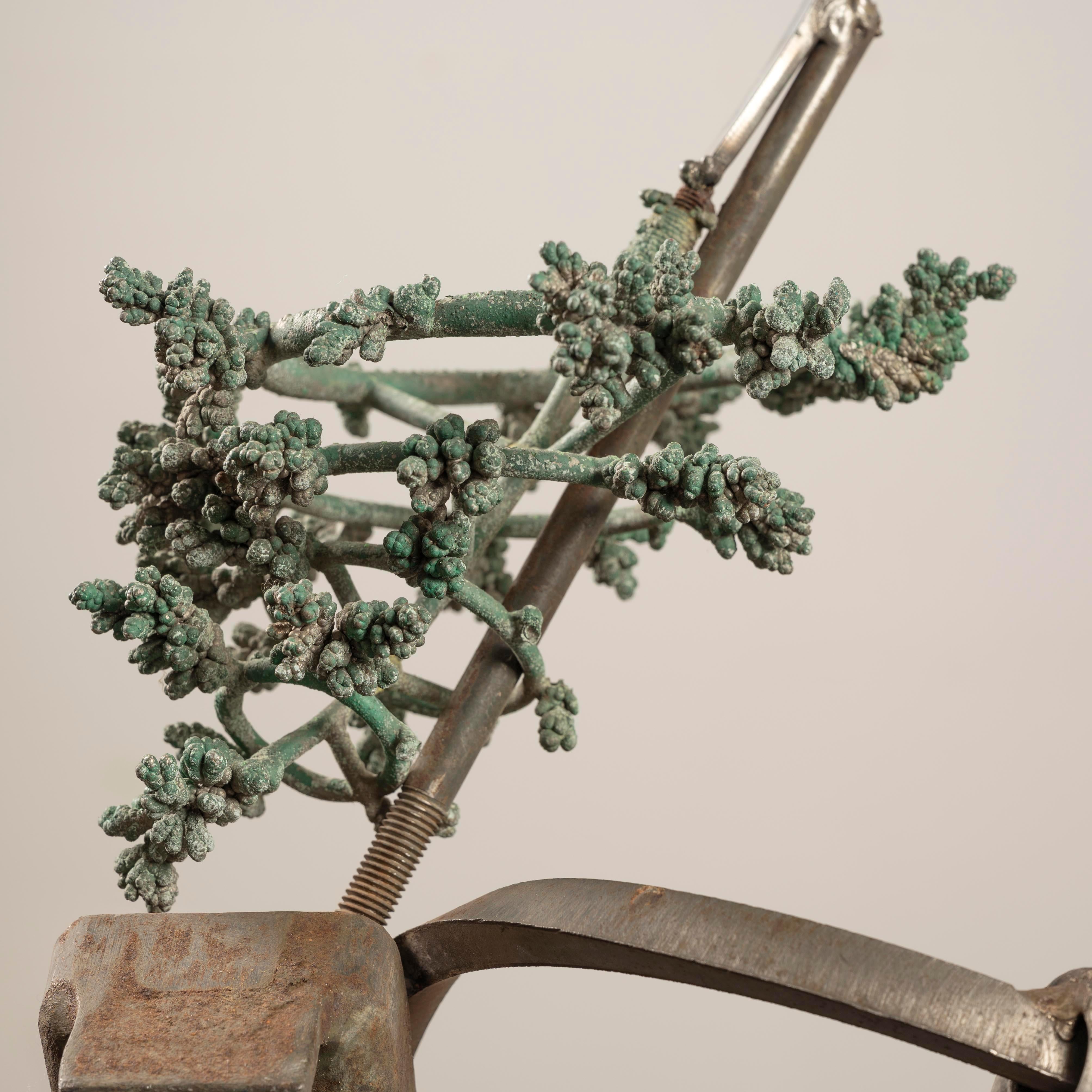 French Claude Viseux, Abstract Sculpture, 1975, Steel For Sale