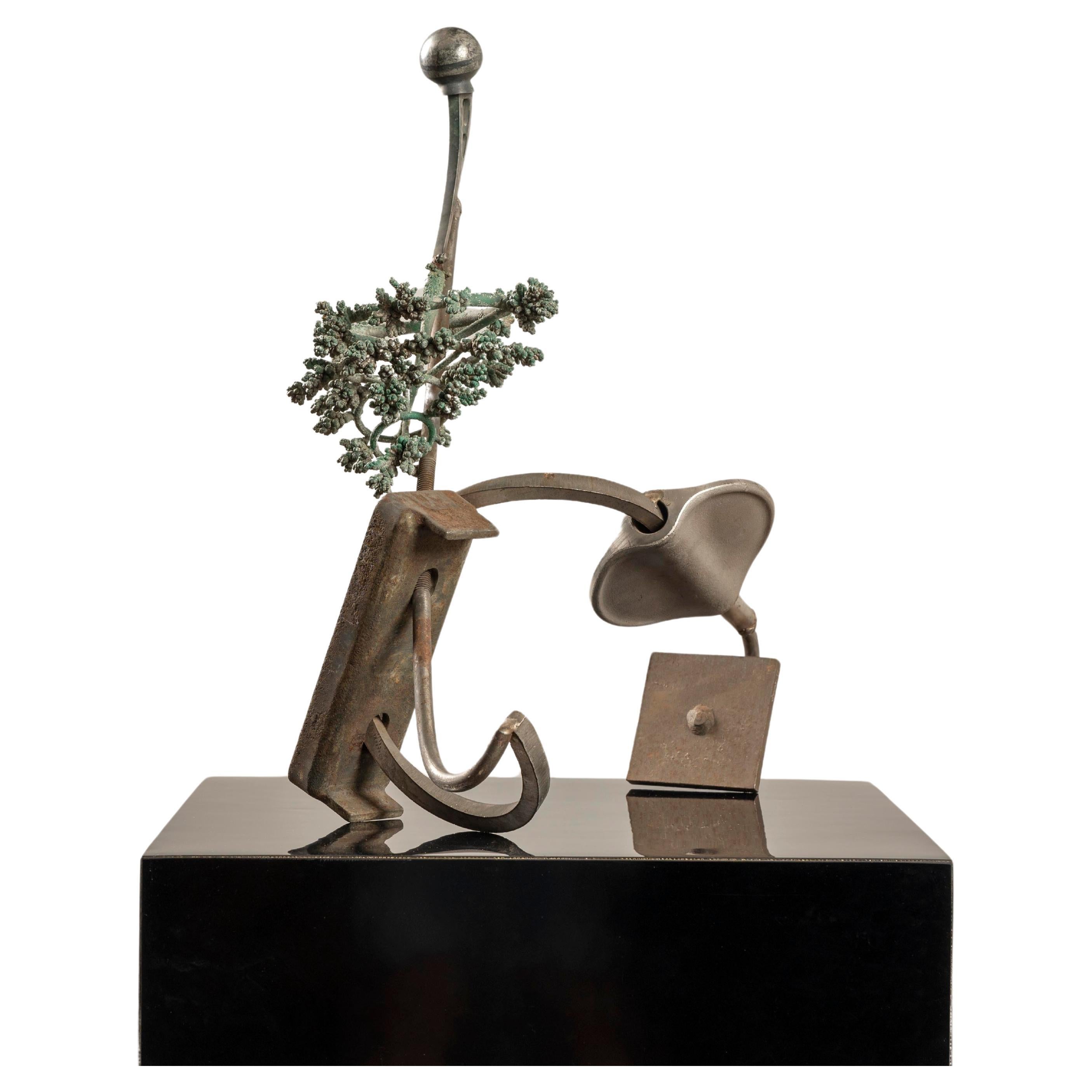 Claude Viseux, Abstract Sculpture, 1975, Steel For Sale