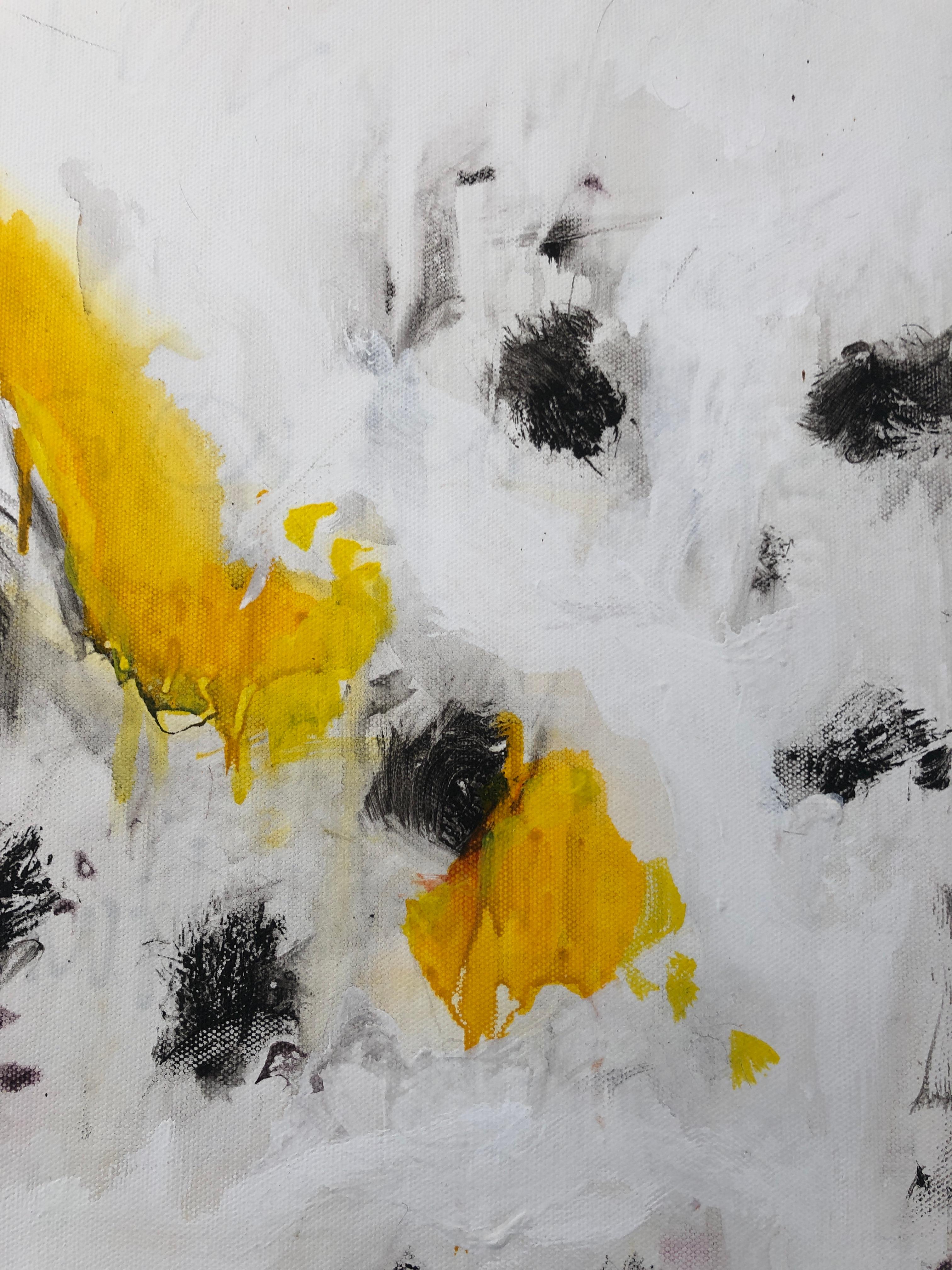 Dispersione - Abstract Painting Grigio di Claude Voutat