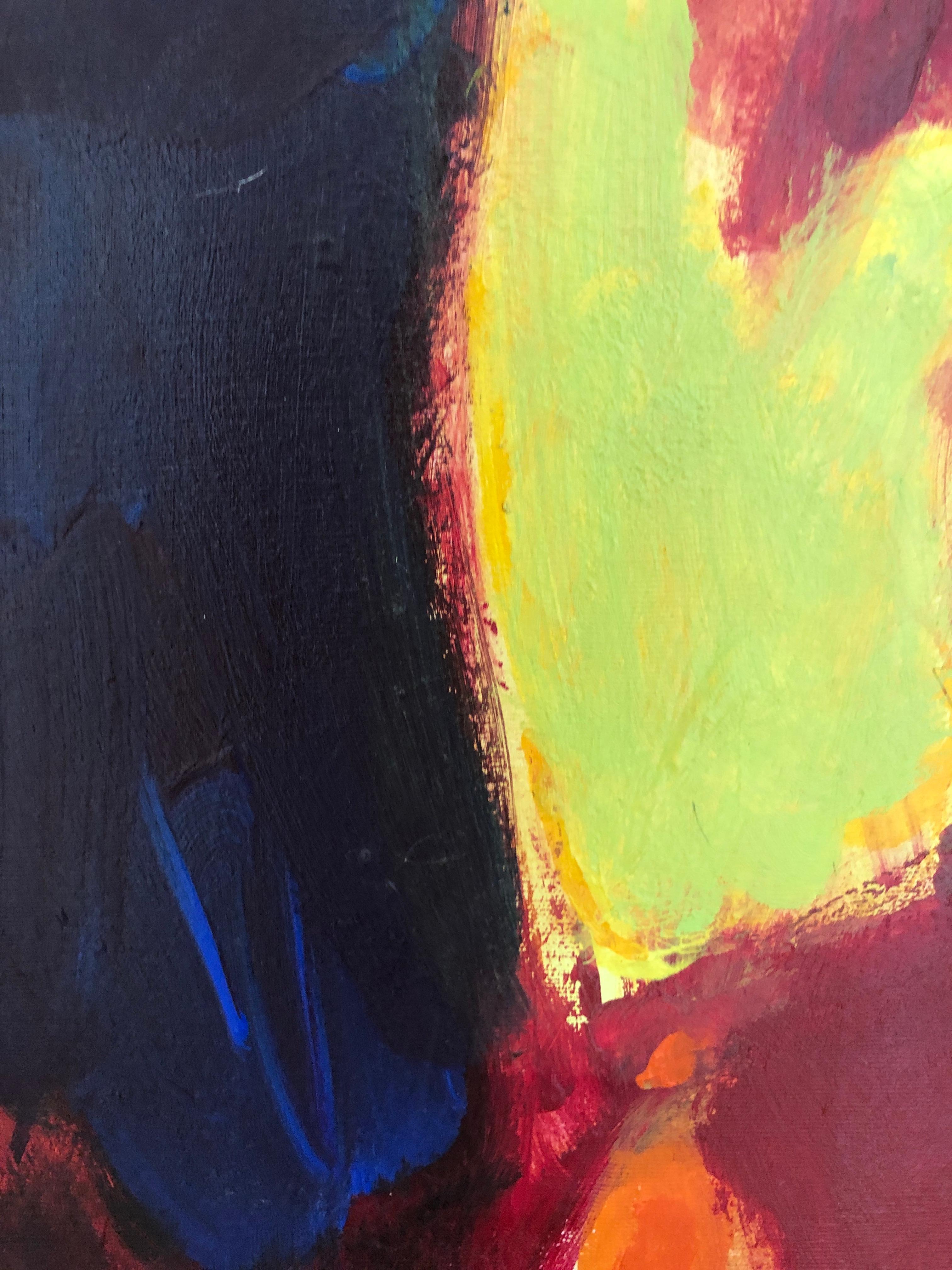 Ottobre - Abstract Painting Arancia di Claude Voutat