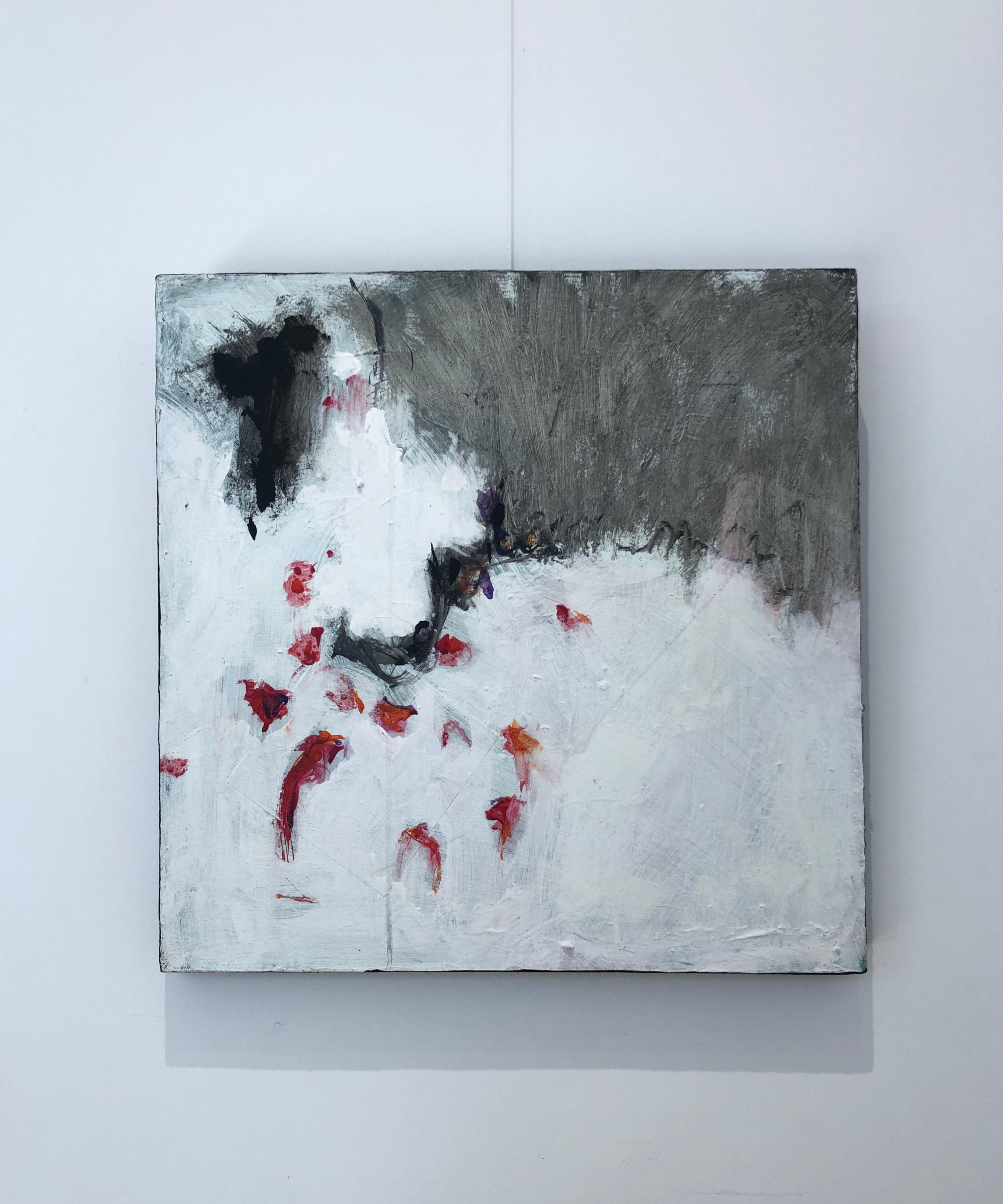 Rose di neve - Painting di Claude Voutat
