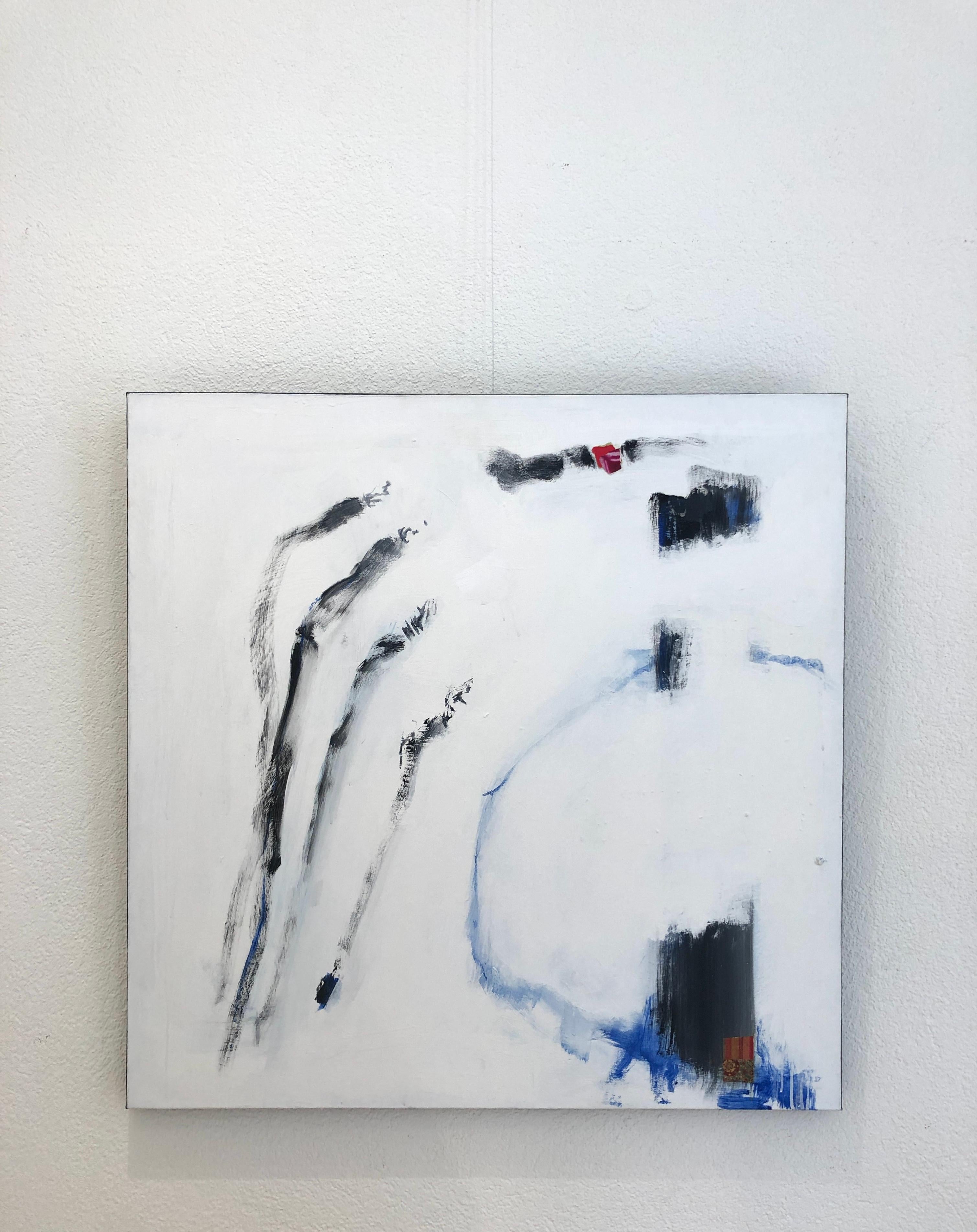 Tracks - Painting by Claude Voutat