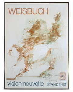 Affiche - Le Condottiere, signiert und D.B. zugeschrieben.