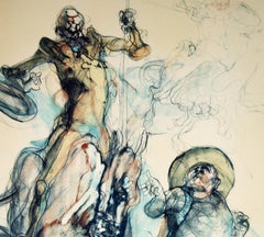 Don Quijote y Sancho Panza, c.1972, (A/P)