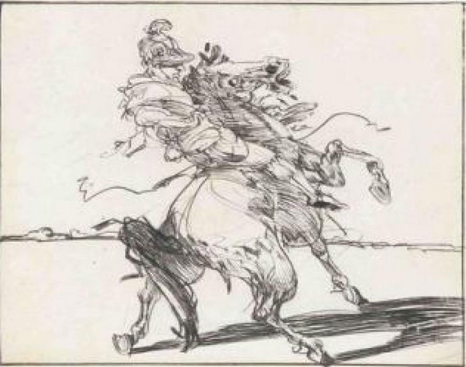 Claude Weisbuch Animal Print - Le Dragon