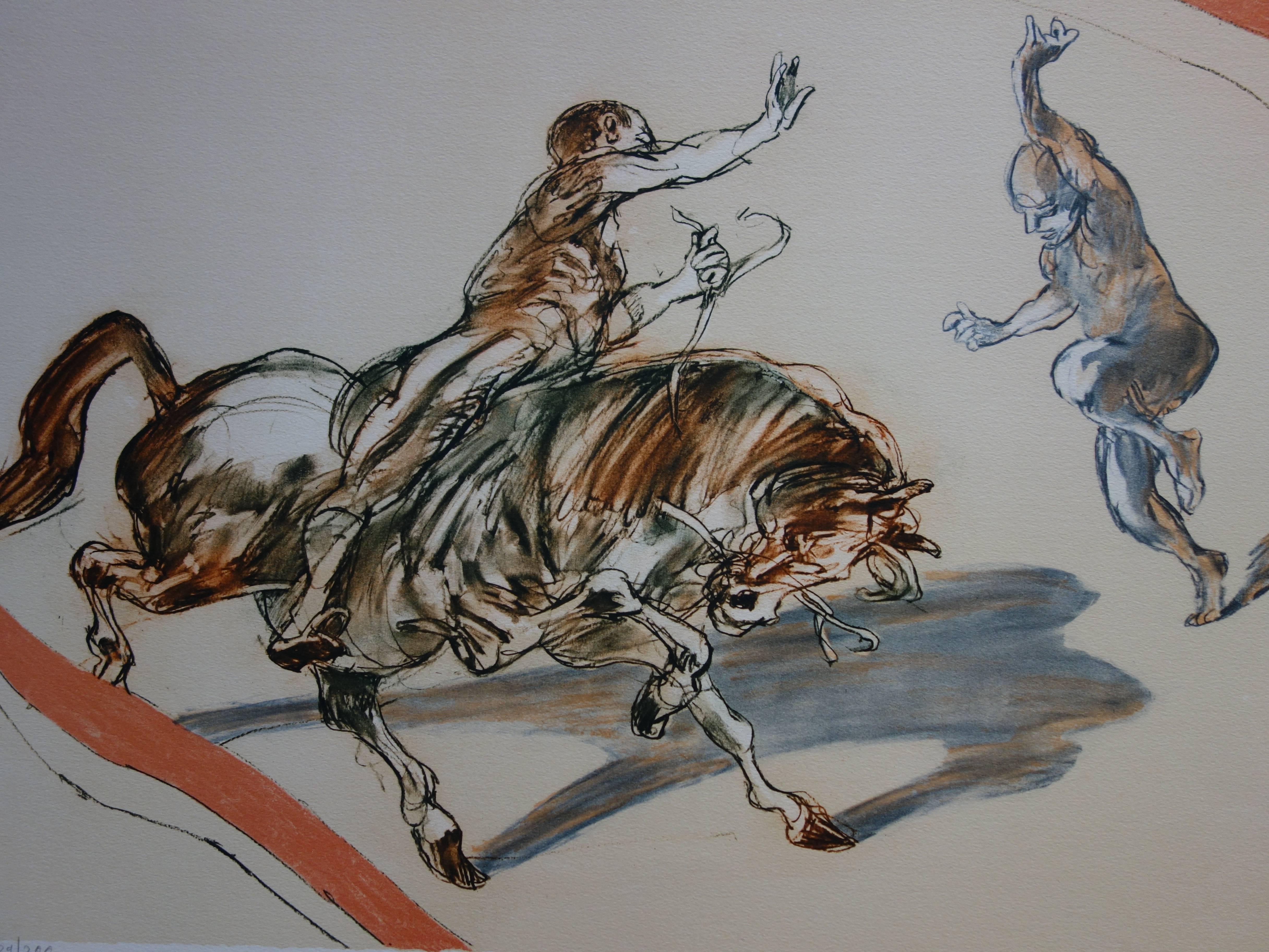 acrobats on horses