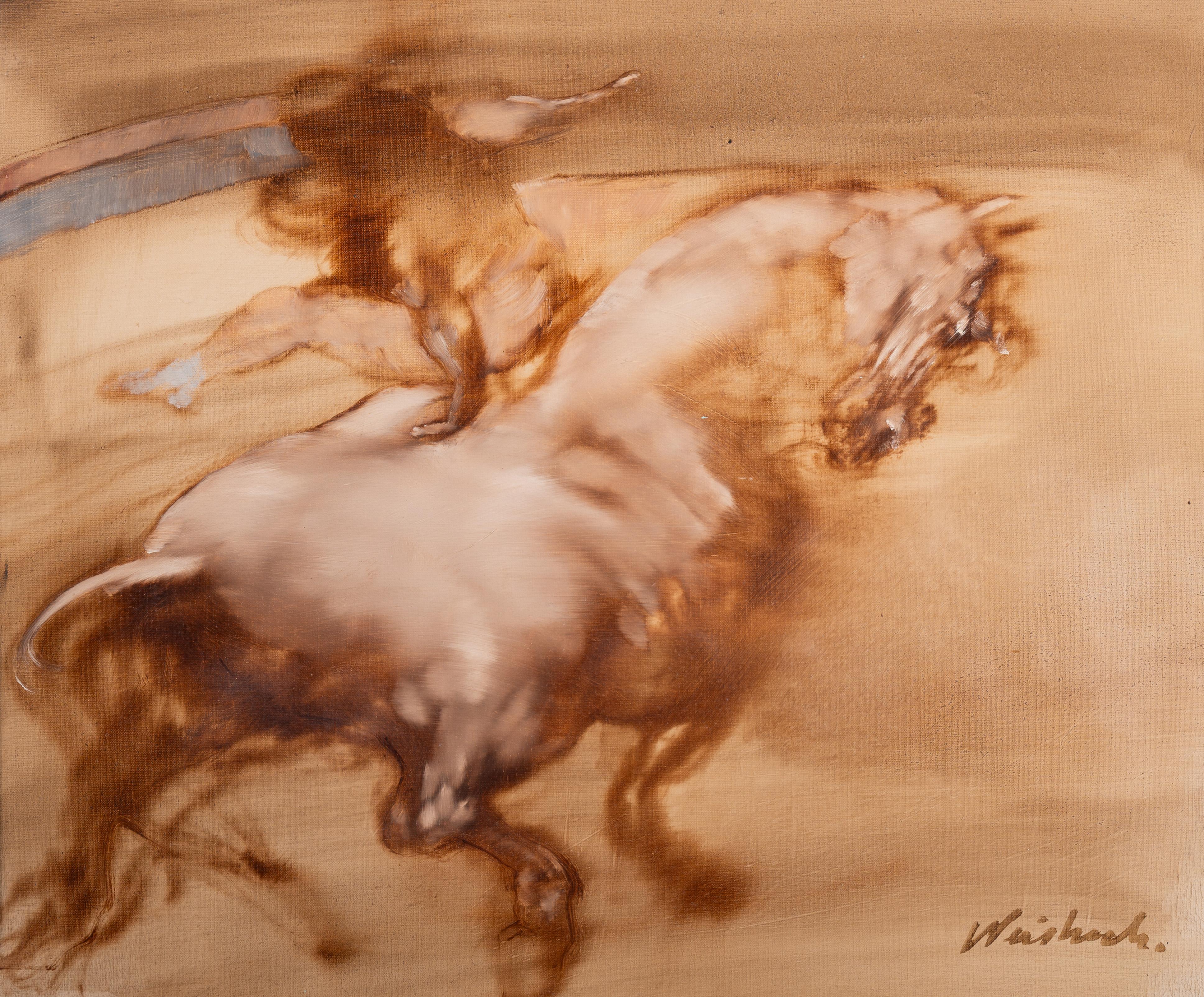 Ecuyère - Painting de Claude Wiesbuch