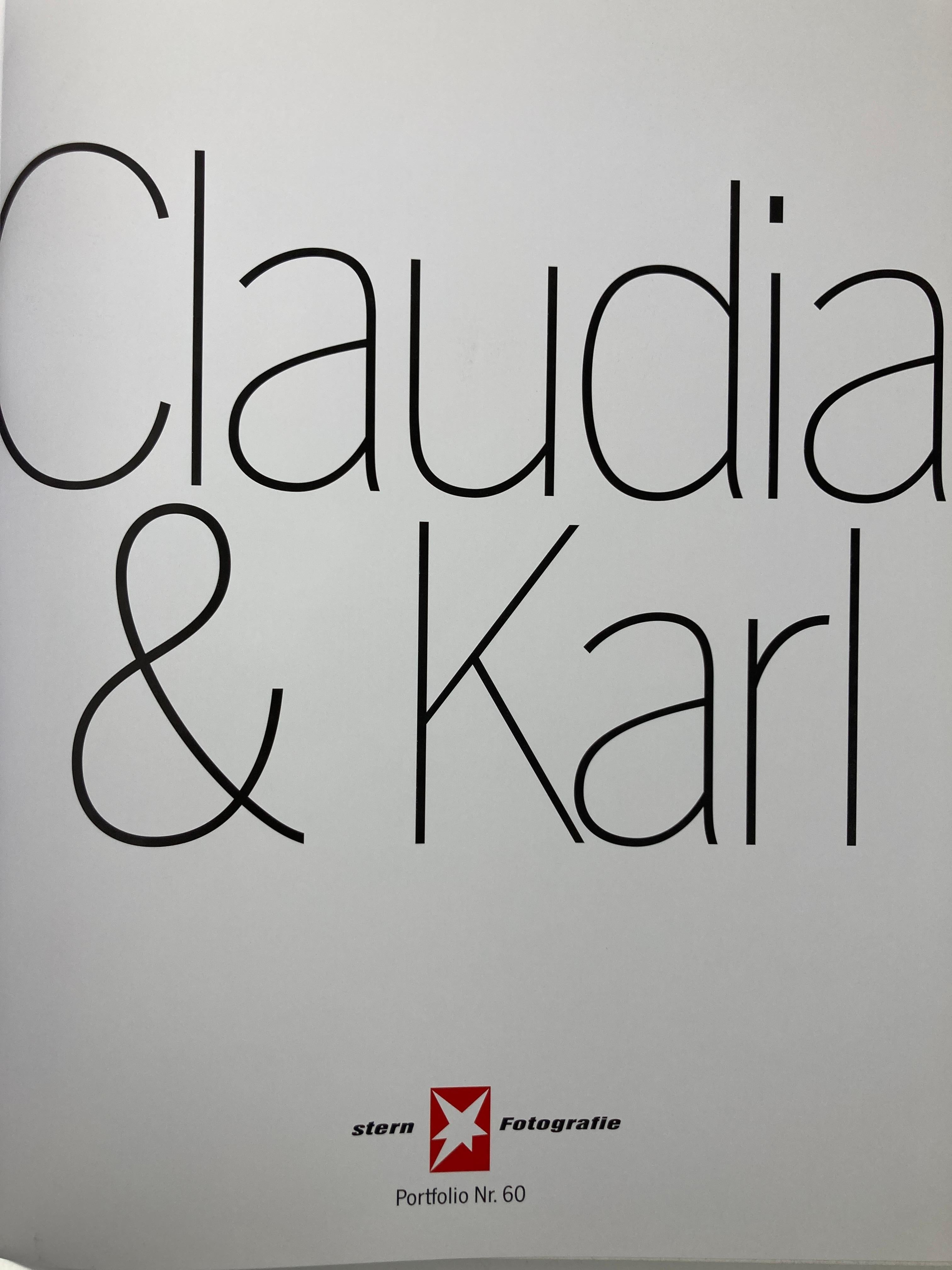 Claudia and Karl Hardcover Book Portfolio No. 60 1st Ed. by Karl Lagerfeld 9
