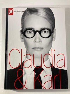 Claudia et Karl Hardcover Livre Portfolio n° 60 1st Ed. de Karl Lagerfeld