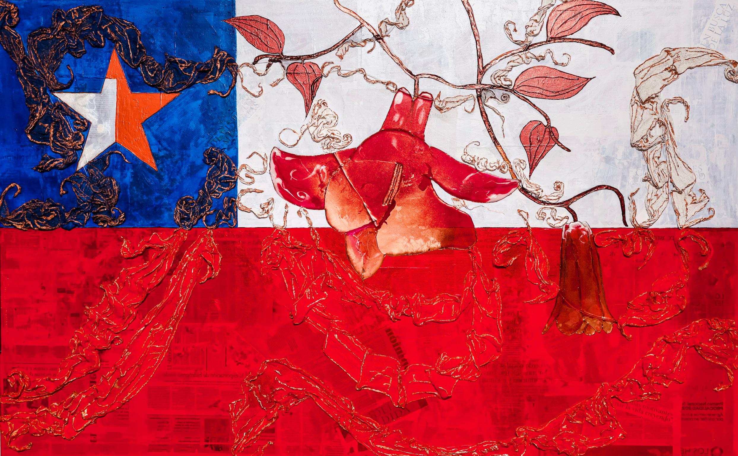 Figurative Painting de Claudia Benavente - Patriotismo