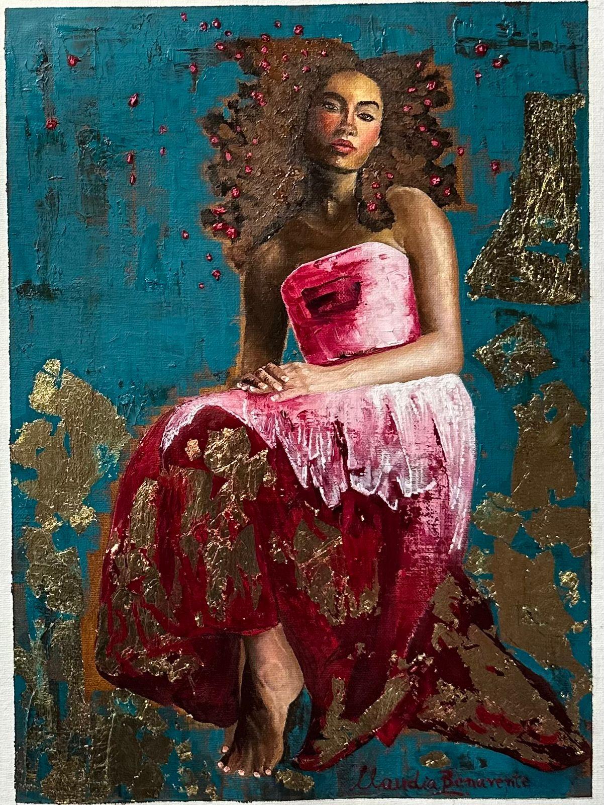 Claudia Benavente Figurative Painting – Tagträumer