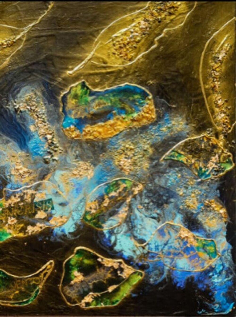 Stärkere (Schwarz), Figurative Painting, von Claudia Benavente