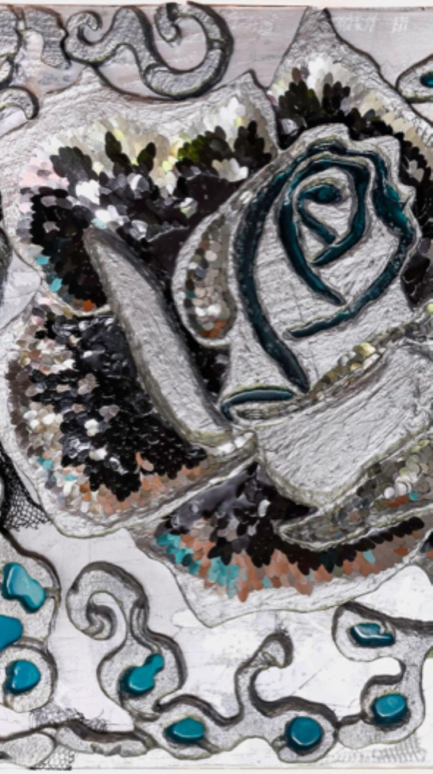 Yin&yang events - Painting by Claudia Benavente