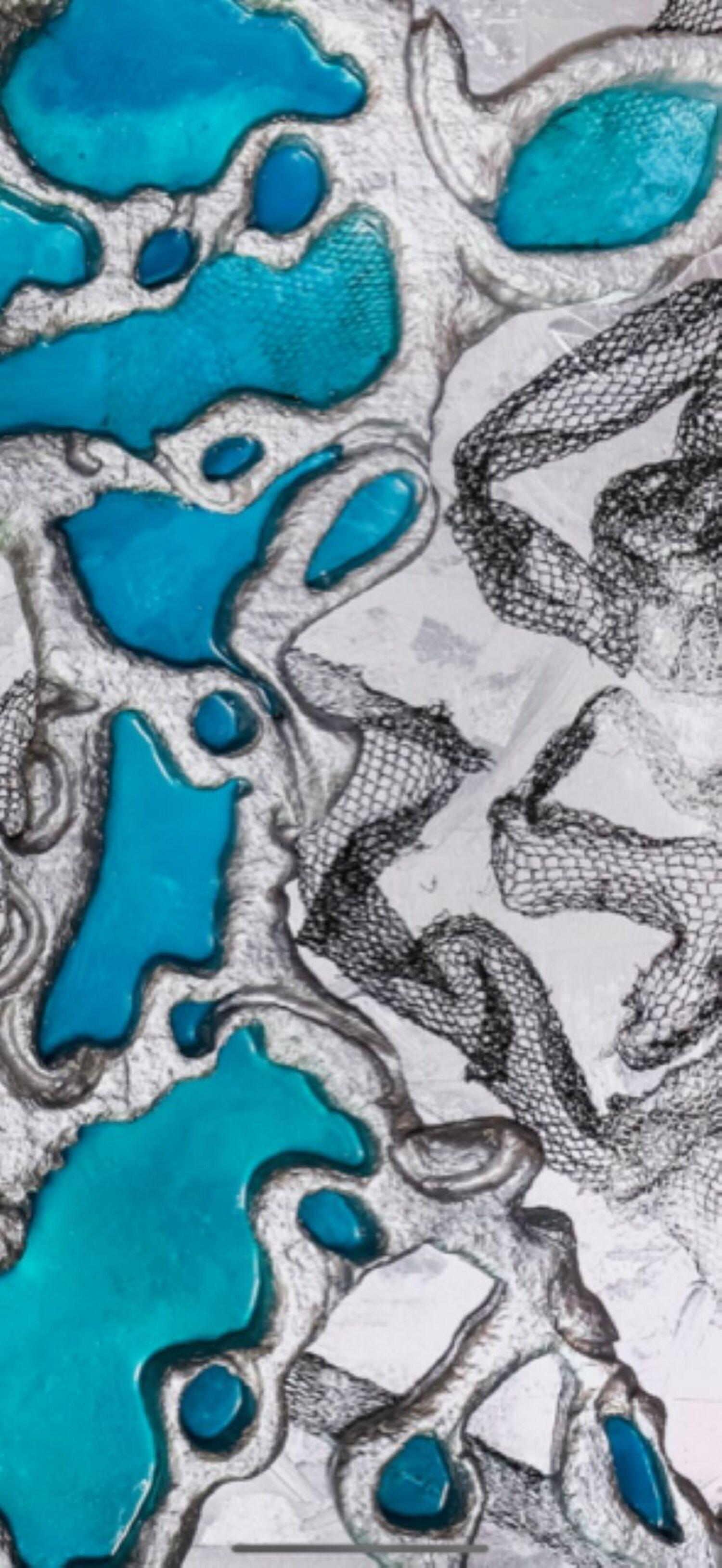 Yin&yang events - Abstract Painting by Claudia Benavente