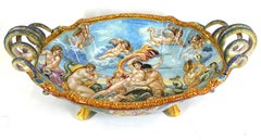 Claudia Ciotti for Deruta 'Hommage to Carracci' Italian Majolica Centerpiece