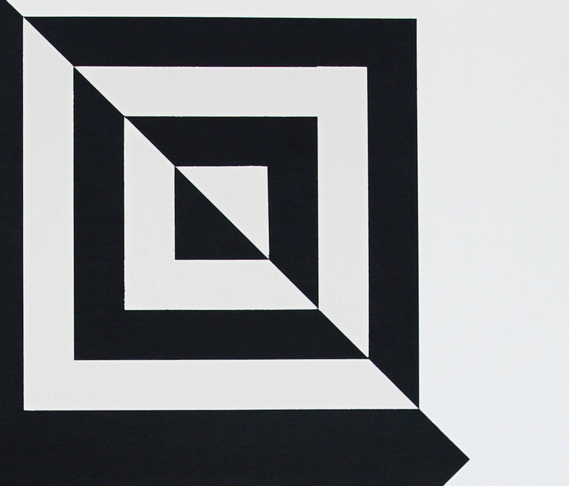 Geometrische Komposition aus Acrylgemälde auf Leinwand, 2019 von Claudia Fauth im Angebot 2