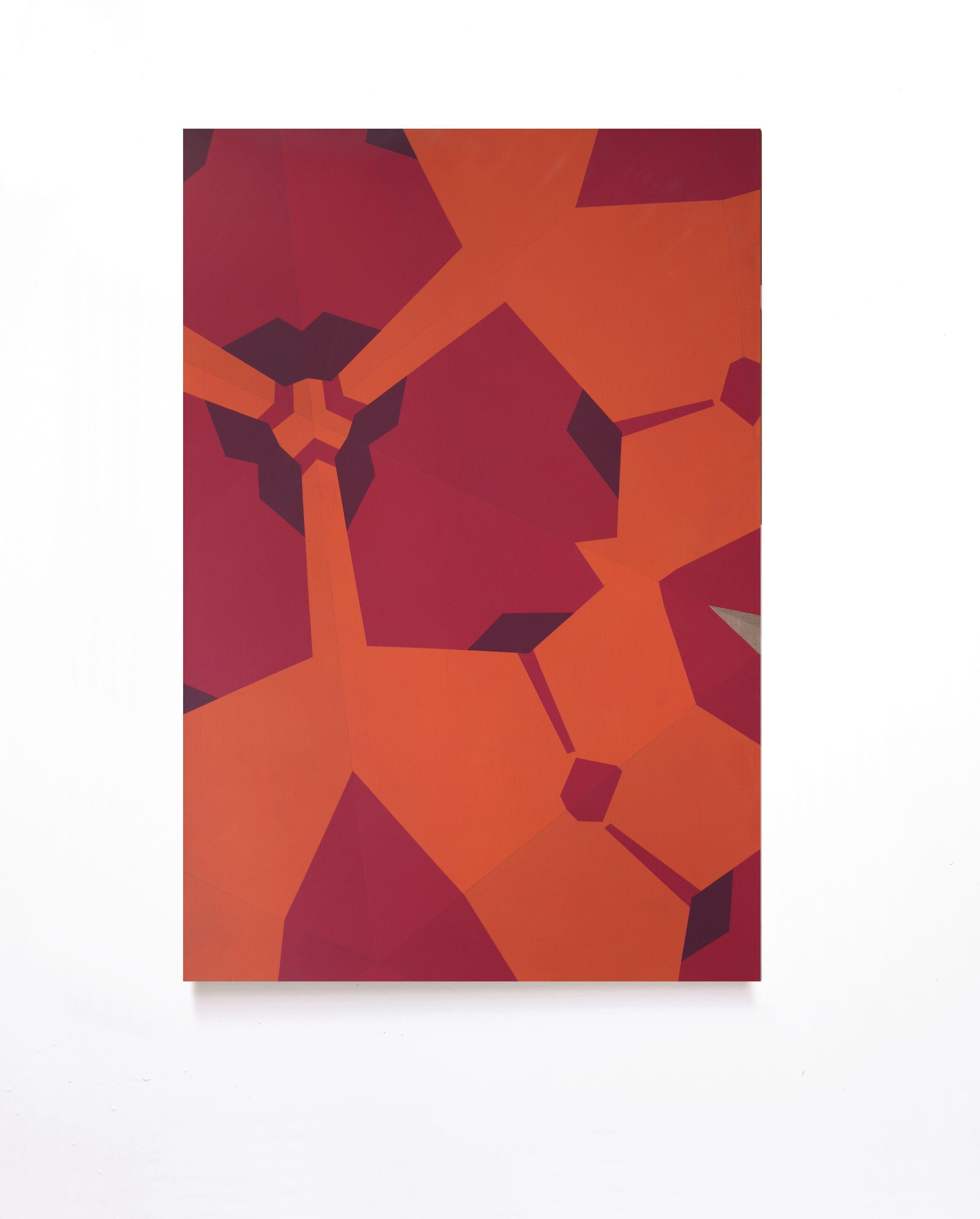 Claudia Fauth Acrylfarbe auf Leinwand 2015 „Matrix in Creation No 10B““ im Angebot 3