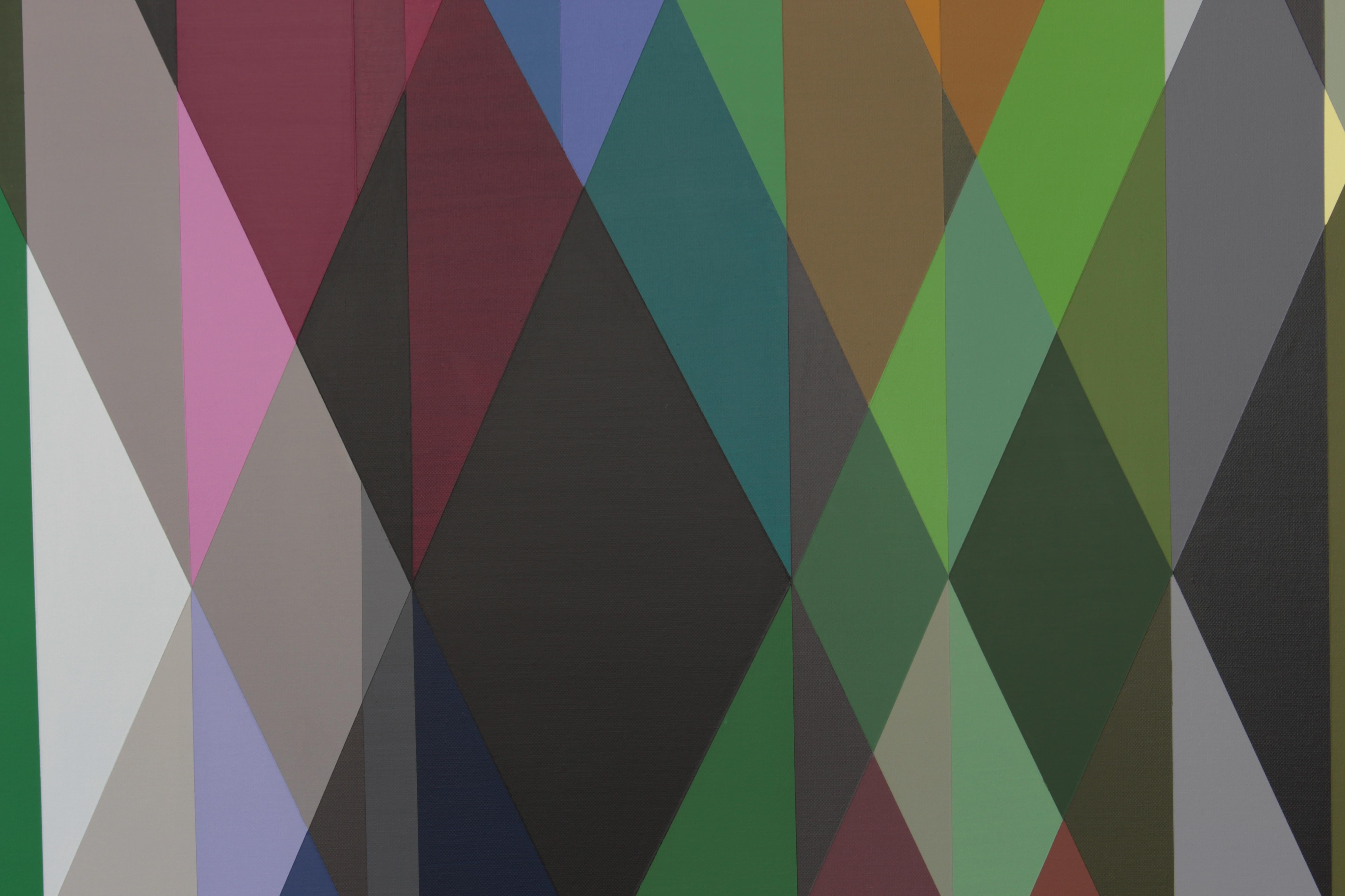 Claudia Fauth Acrylfarbe auf Leinwand „“farbenes Schaumstoff“, 2018 im Angebot 1