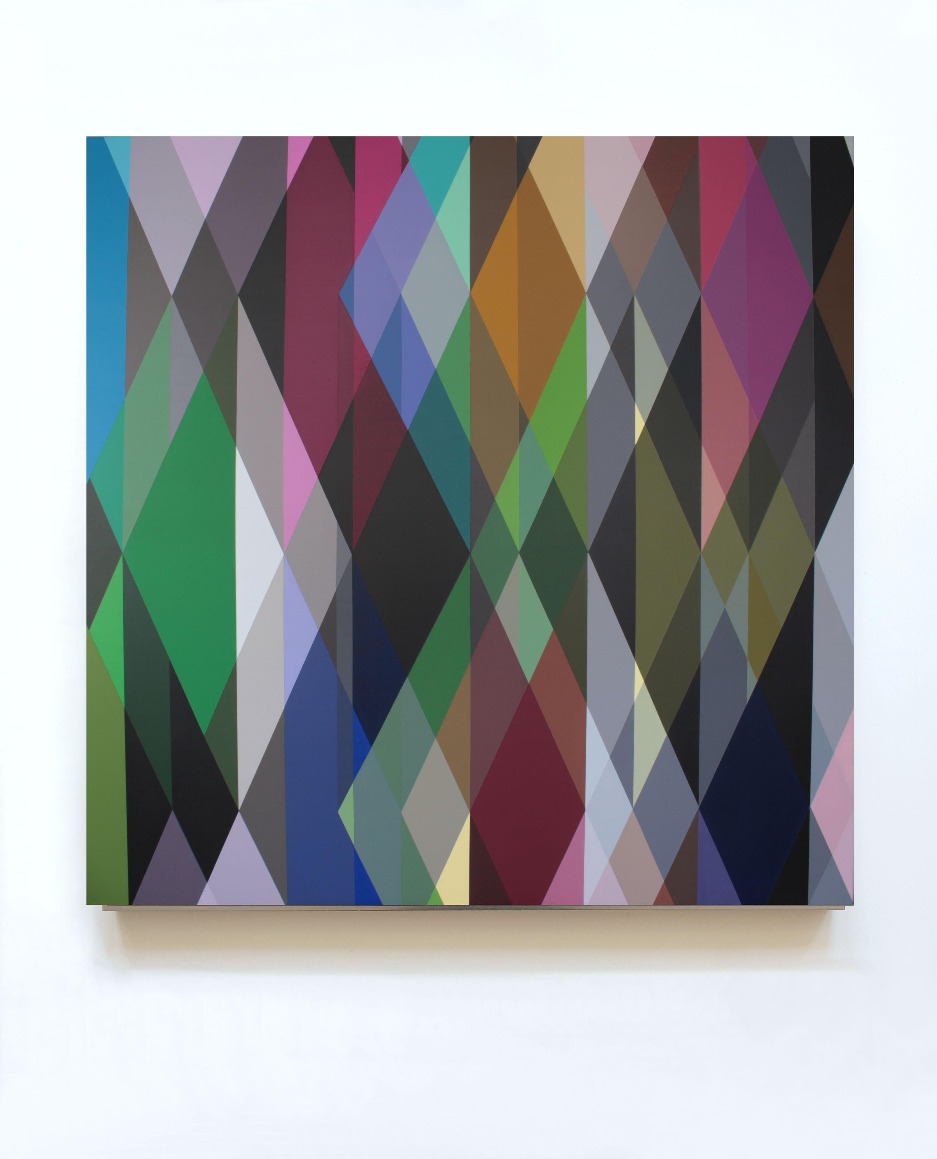 Peinture acrylique sur toile « couleur scuro » de Claudia Fauth, 2018 en vente 4