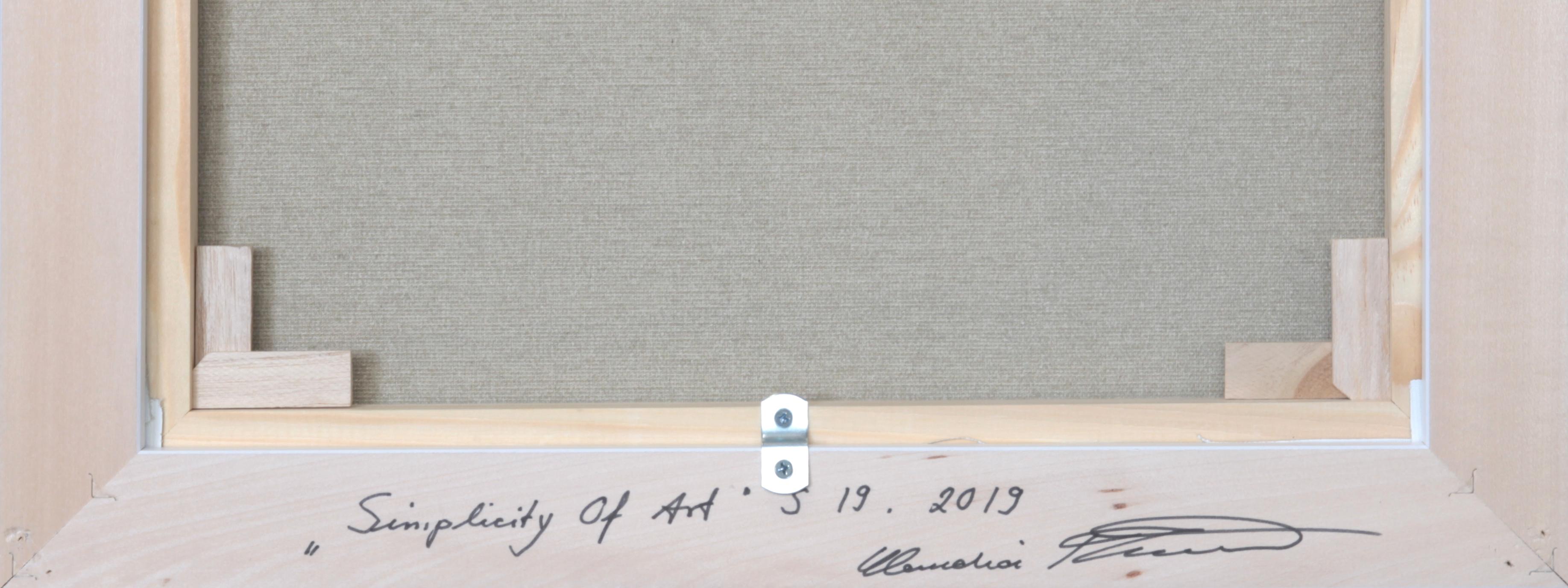 Simplicity Of Art S19 Acryl auf Leinwand 2019 von Claudia Fauth im Angebot 3