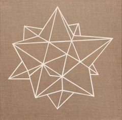 "Il poliedro di Keplero, dodecaedro" Pittura astratta di Claudia Fauth, 2018