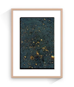 Meteorites, natural light, analog photography, star field, stones and geometries