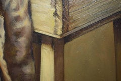 Claudia Giraudo "Gli Strumenti del Poeta"Oil on Canvas Contemporary Art Painting