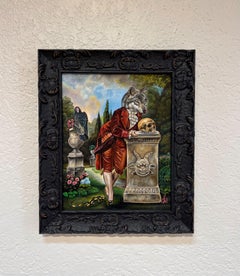 "Lust for Life" Oil Painting by Claudia Griesbach-Martucci, Whimsical Fox