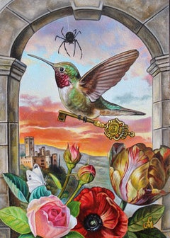 "Secrets" (2024) by Claudia Griesbach-Martucci, Original Oil Painting