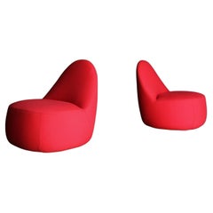 Claudia + Harry Washington Mitt Lounge Chairs for Bernhardt, circa 2015