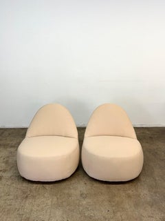 Claudia & Harry Washington Mitt Lounge Chairs for Bernhardt