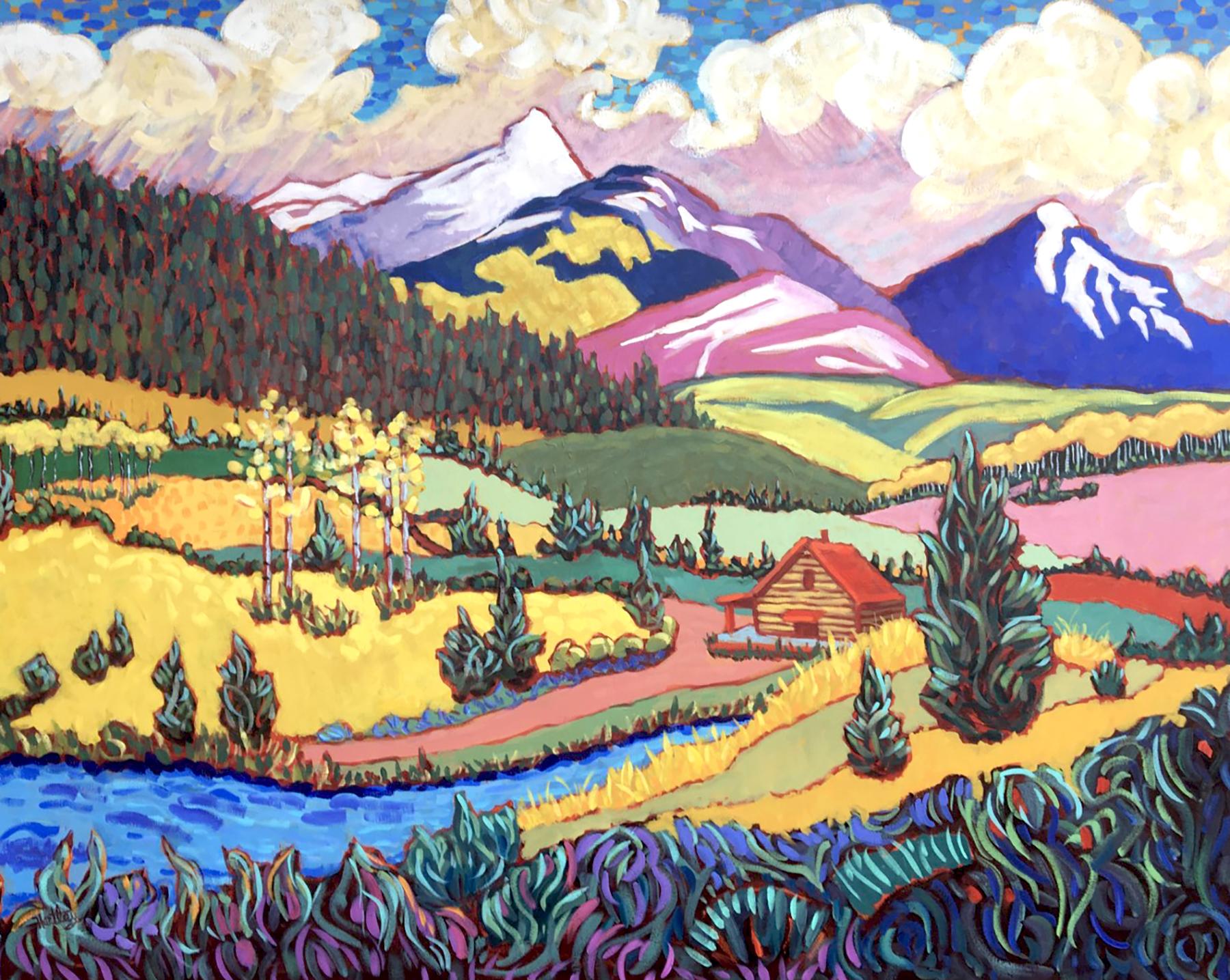 Claudia Hartley Landscape Painting - "Magnificent Colorado"