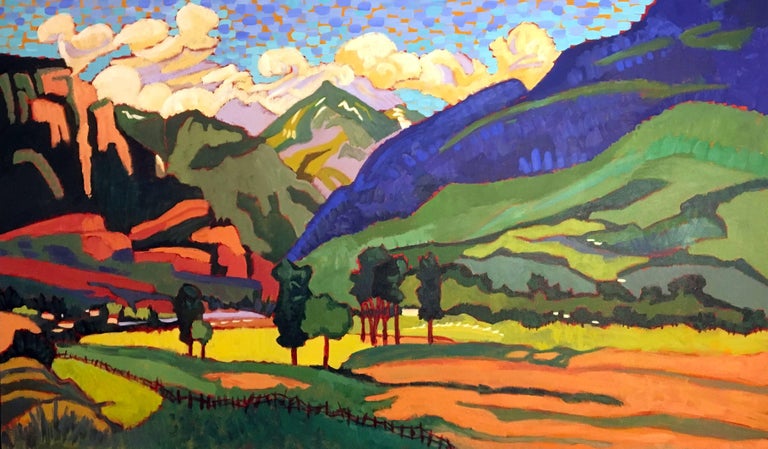 Claudia Hartley Abstract Painting - "Peace in Colorado"