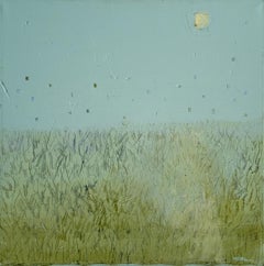 Amanecer - Pintura Acrílica Abstracta, Colores Pastel, Arte Contemporáneo