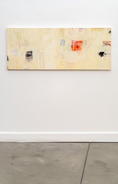 Homeward Bound - Acrylic Abstract Painting, Minimalist, 24x60 Inches
