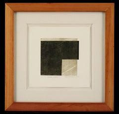 'Ensamble Armónico 1" Monotype on Archival Paper, Abstract Framed Art