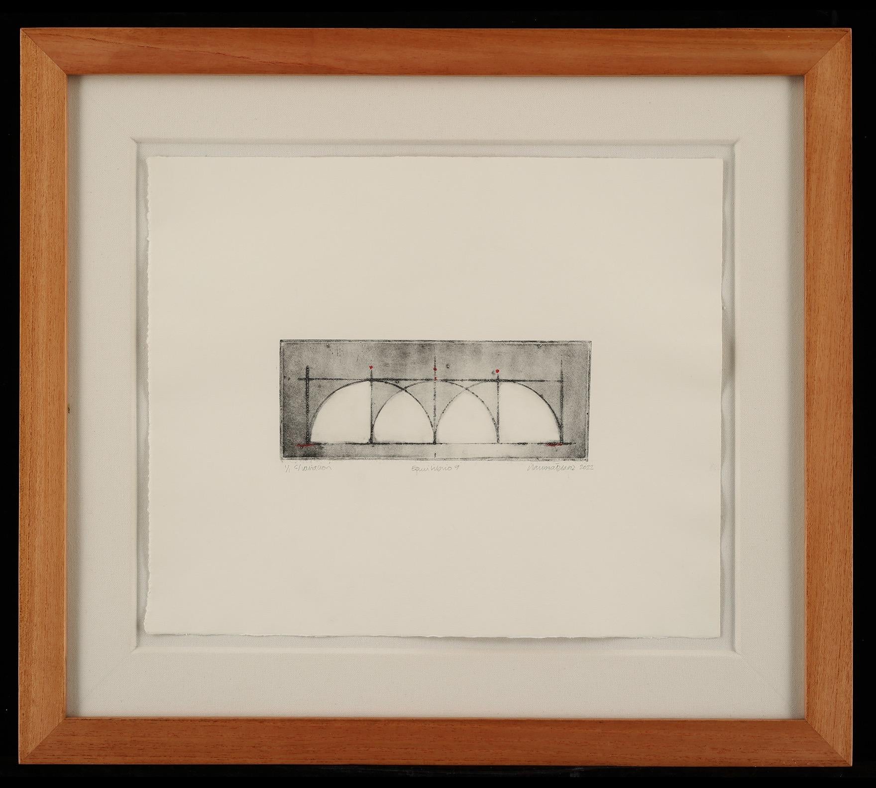 Equilibrio 9 (Equilibrium 9) - Print by Claudia Martínez Lanz