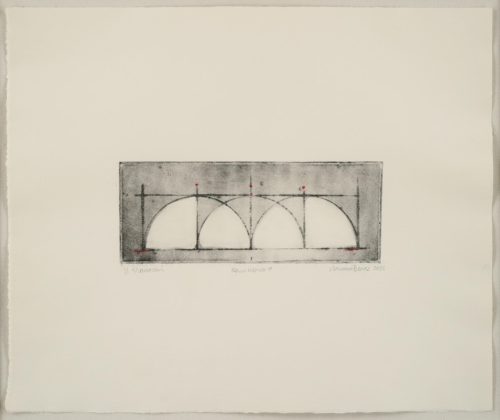 Claudia Martínez Lanz Abstract Print - Equilibrio 9 (Equilibrium 9)