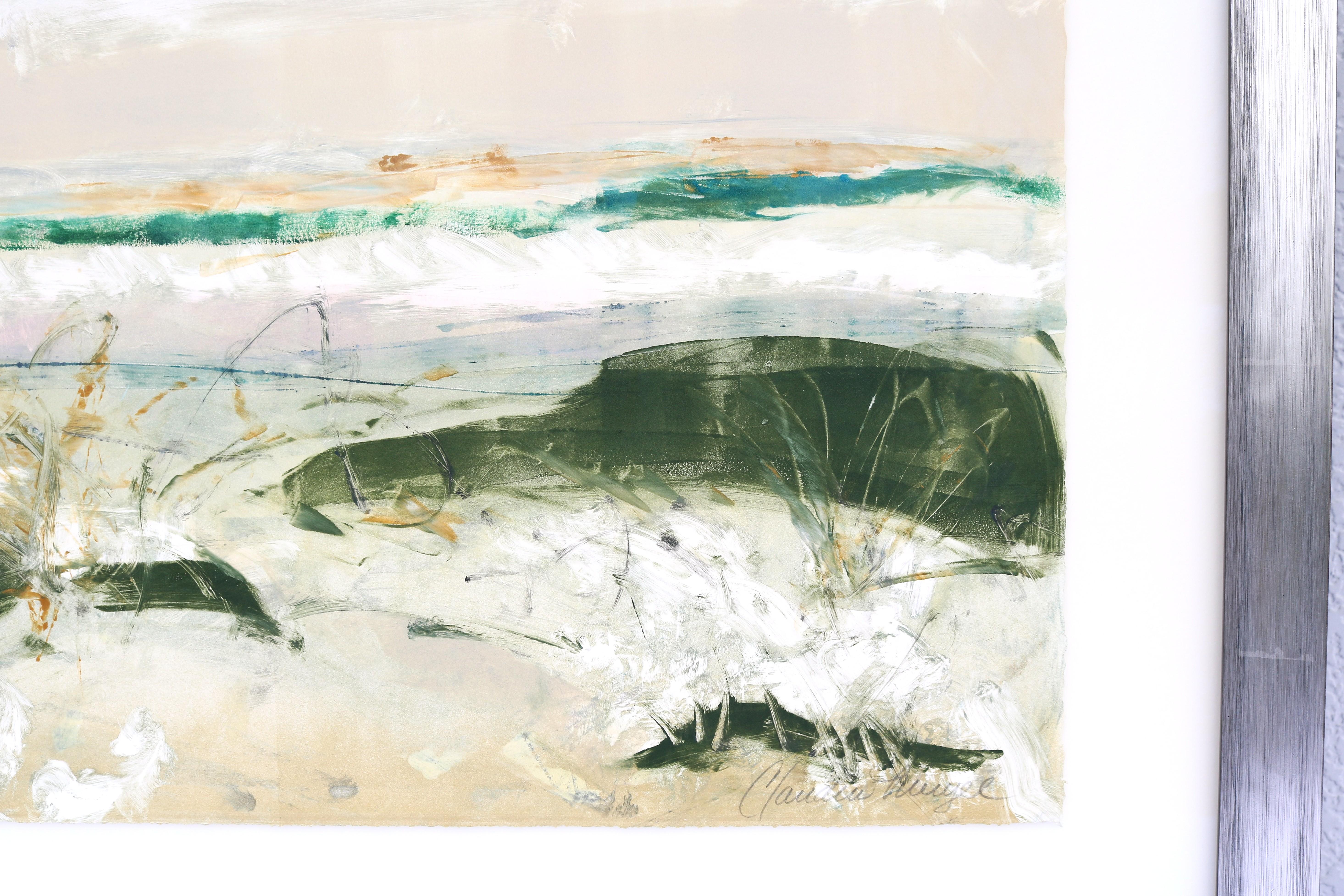 Claudia Mengel Pintura acrílica original Paisaje abstracto Única en su género en venta 5