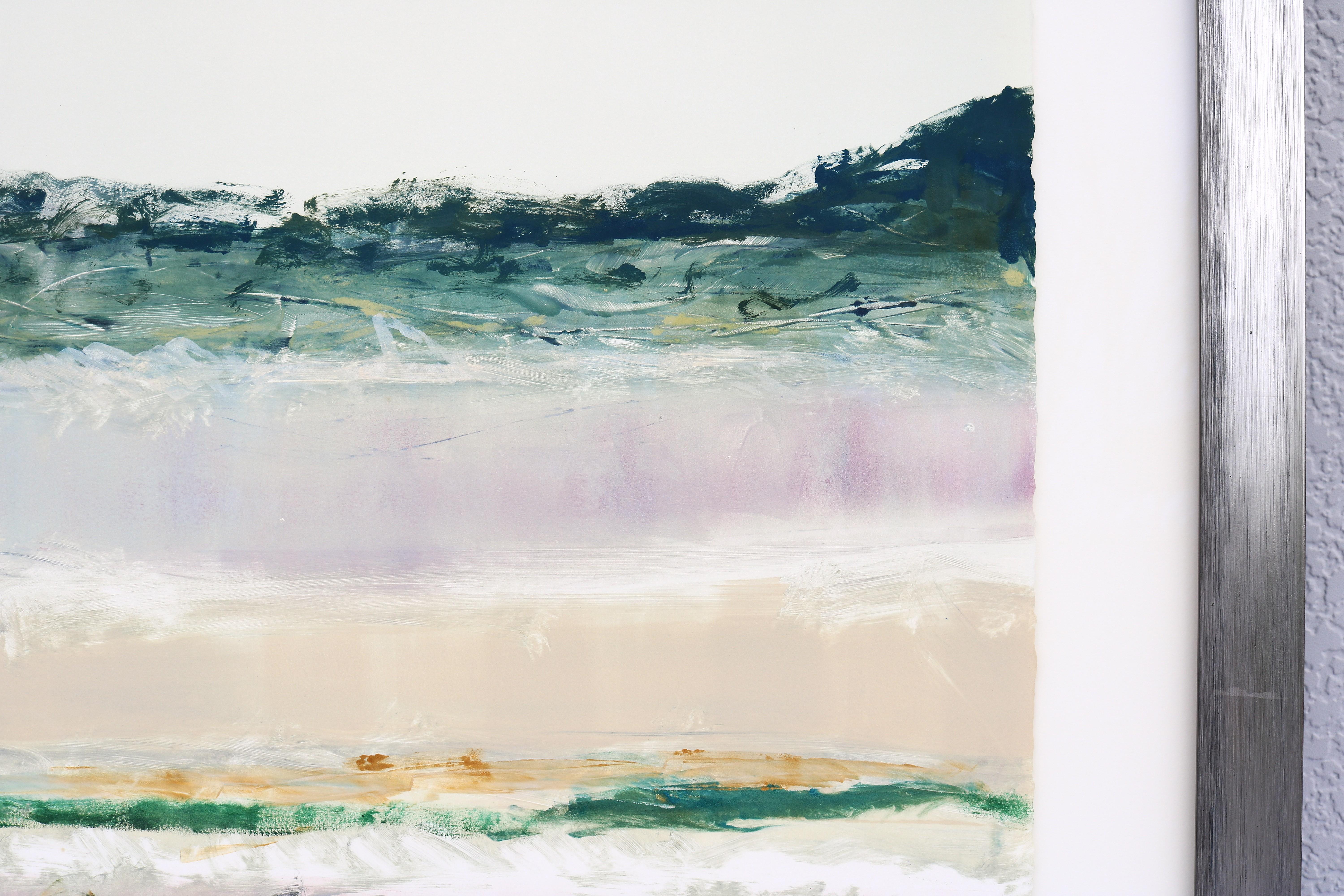 Claudia Mengel Pintura acrílica original Paisaje abstracto Única en su género en venta 7
