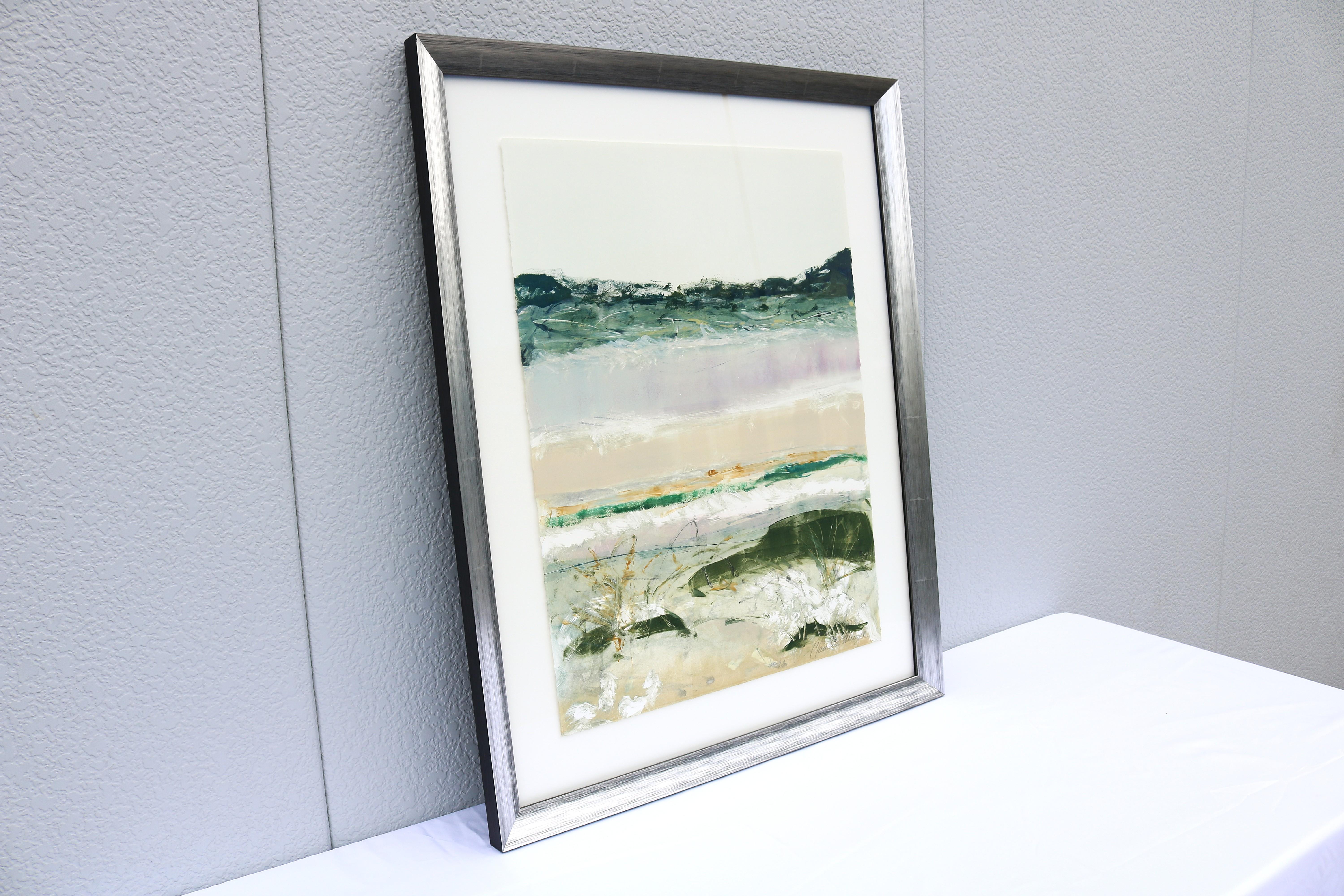 Claudia Mengel Pintura acrílica original Paisaje abstracto Única en su género Siglo XXI y contemporáneo en venta