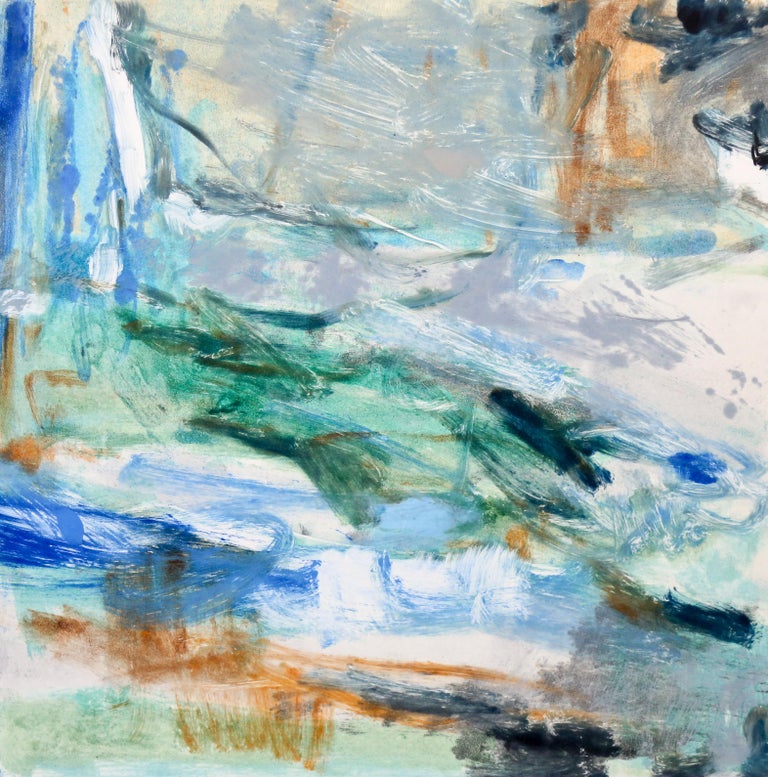 Claudia Mengel Antibes Vii Abstract Landscape Painting Acrylic