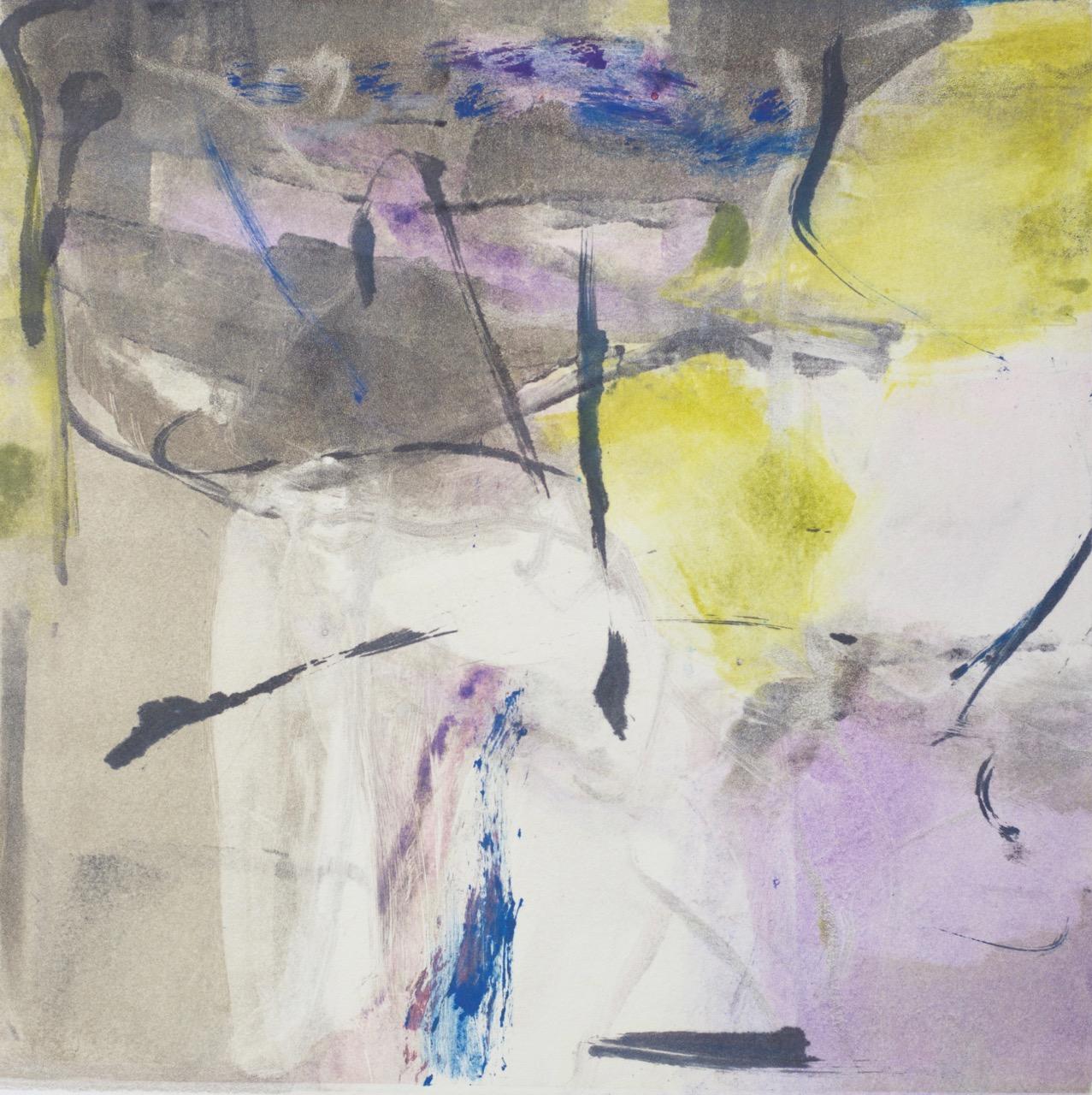 Brooklyn Series no. 45, 2018, Works on Paper, Signed  - Painting by Claudia Mengel