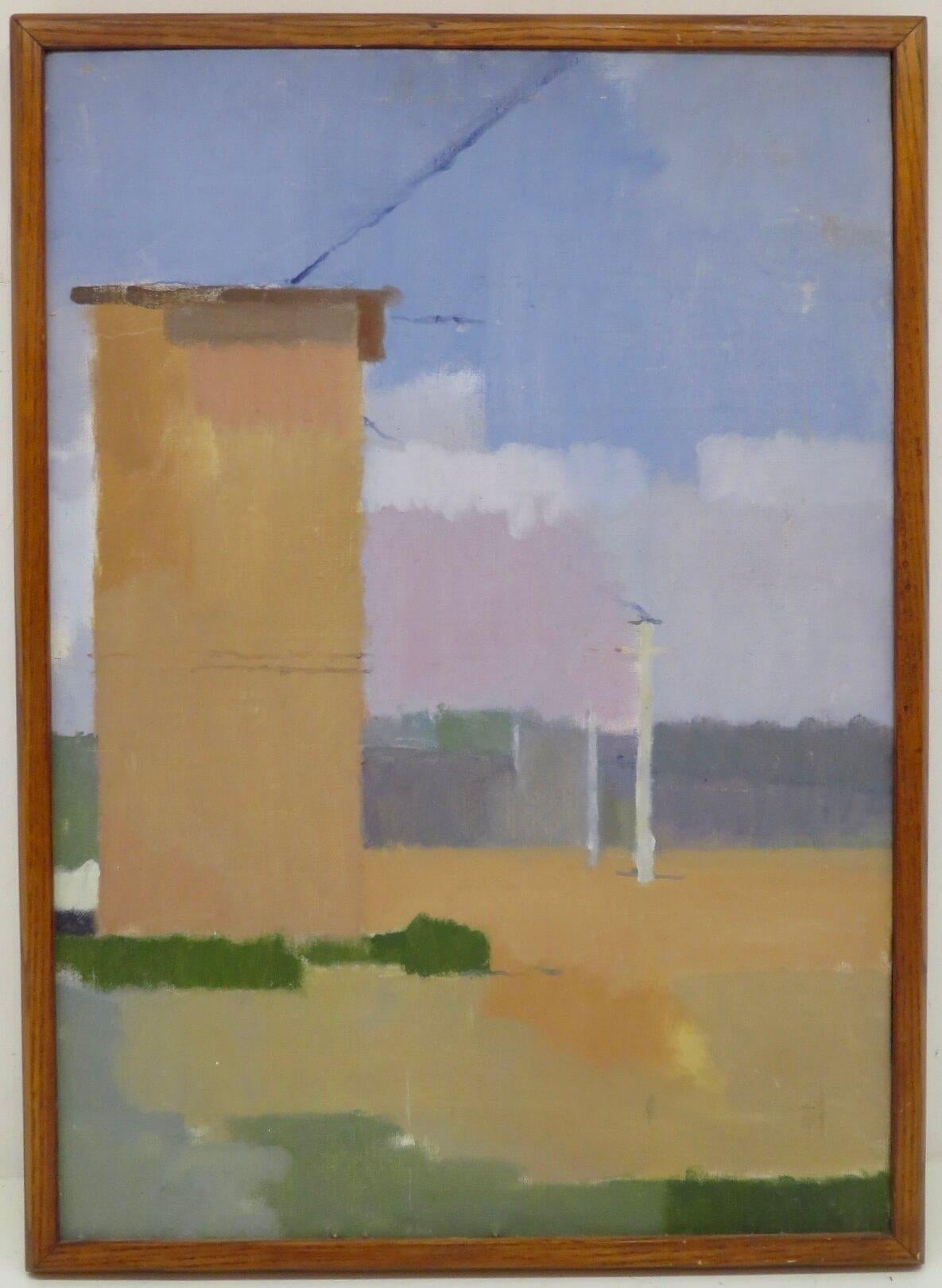 Claudia Noel Carr (1965-) Italian Post Impressionist Oil Painting Landscape 1985 For Sale 1
