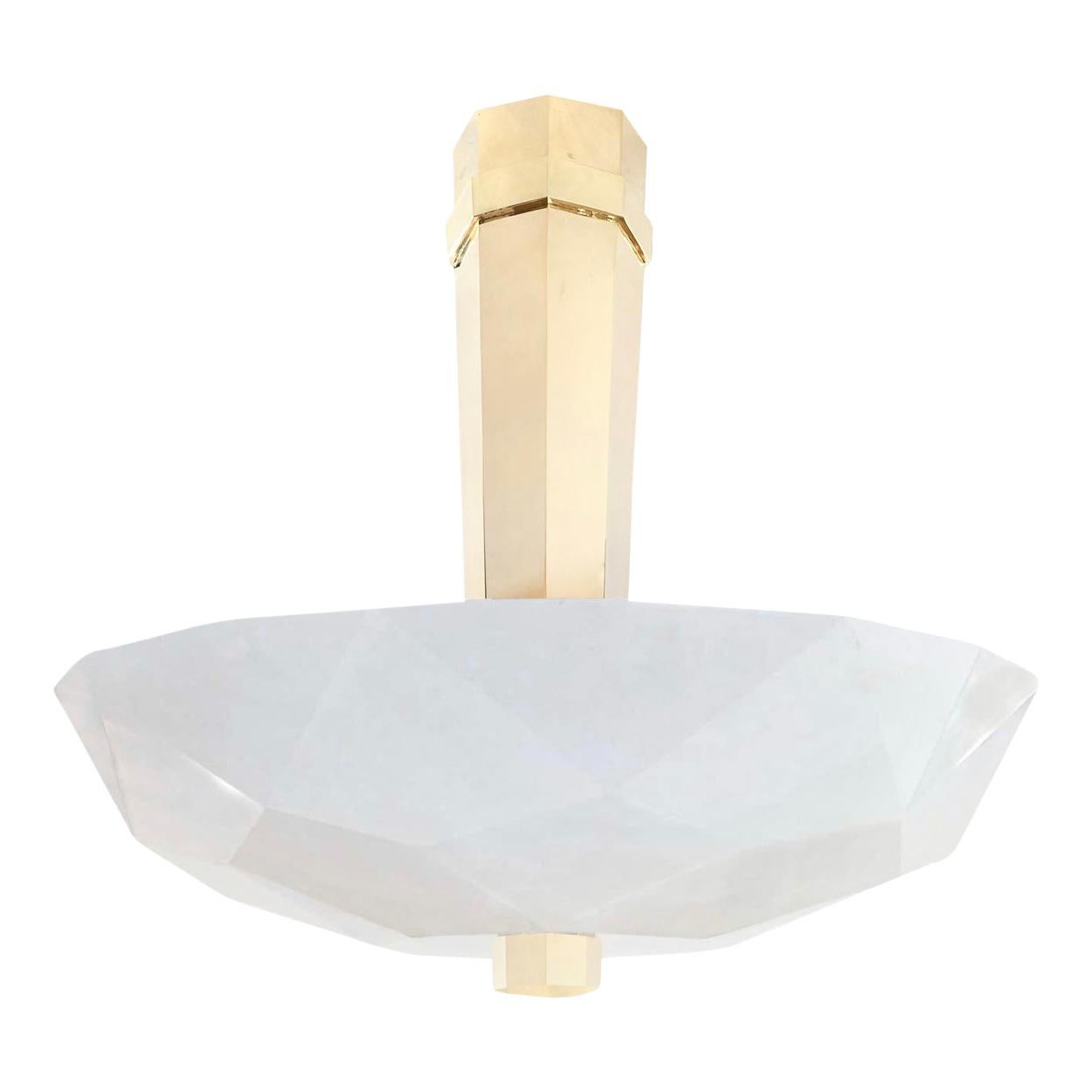 Claudia Semi Flush Mount by Phoenix For Sale