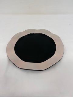 Claudia Shuride Postmodern Glass Plate, 1980s