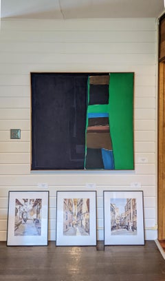 Blue and Green Abstract